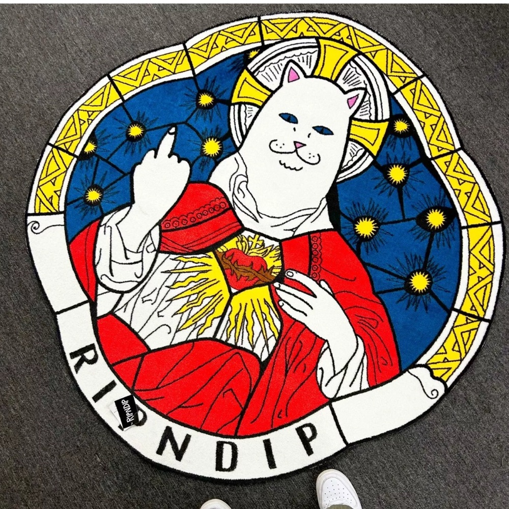 Ripndip Colorful Cat Rug